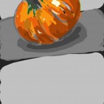Pumpkin on table IMG_0223