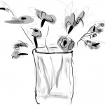 vase with flowers