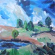 Bennington Landscape Blue Green Small DSC02491