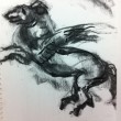 Winged horse from Greek coin