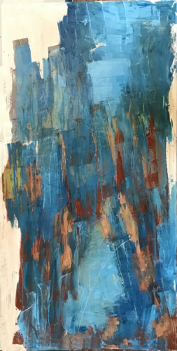 Long blue abstract 2022