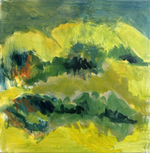 Azure and Yellow landscape