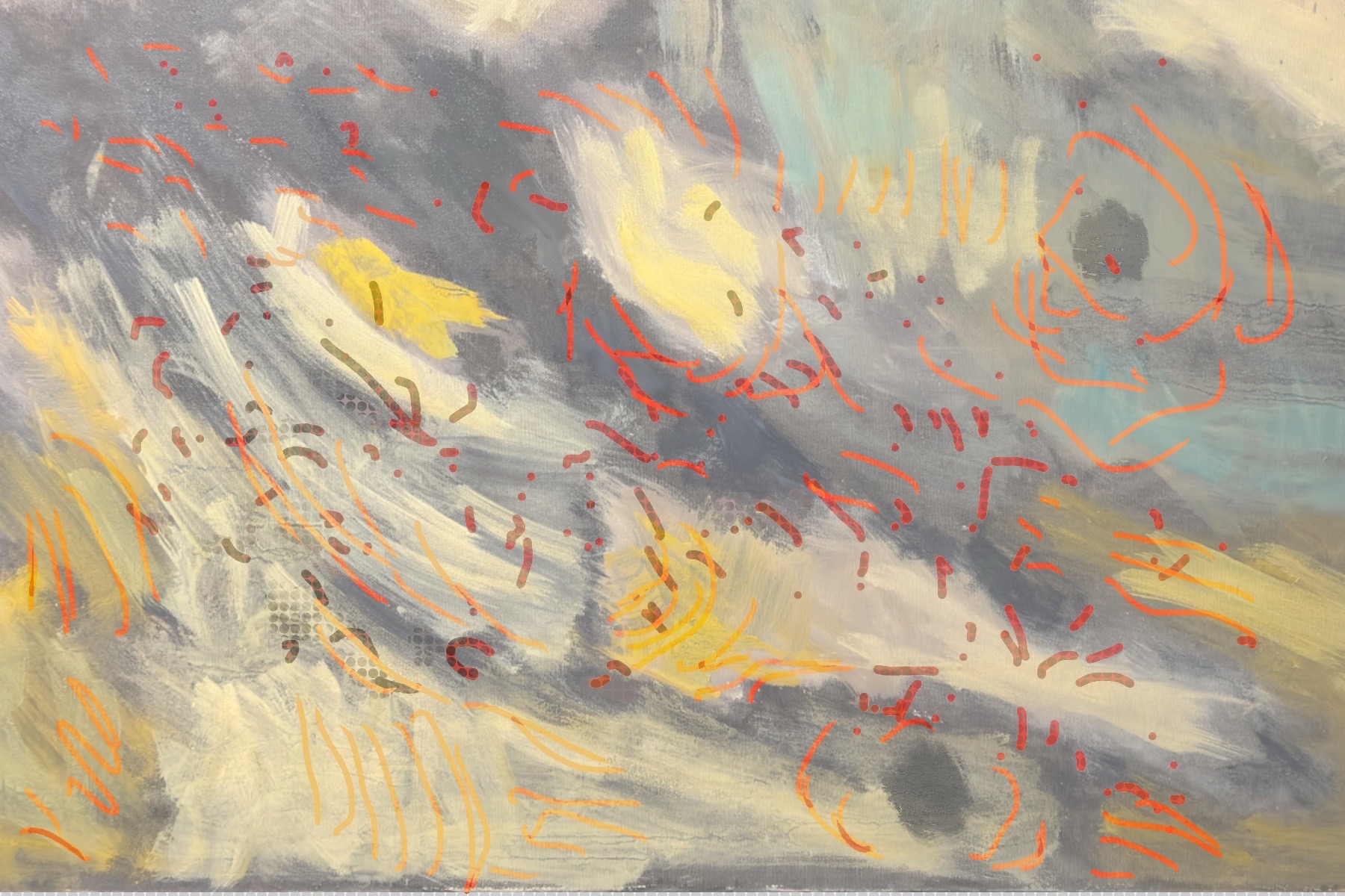 Procreate screen saver abstract