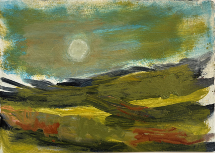 Moonlit landscape I