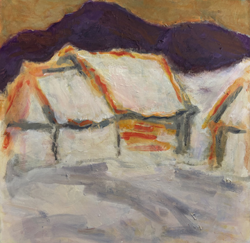 Barns in snow III